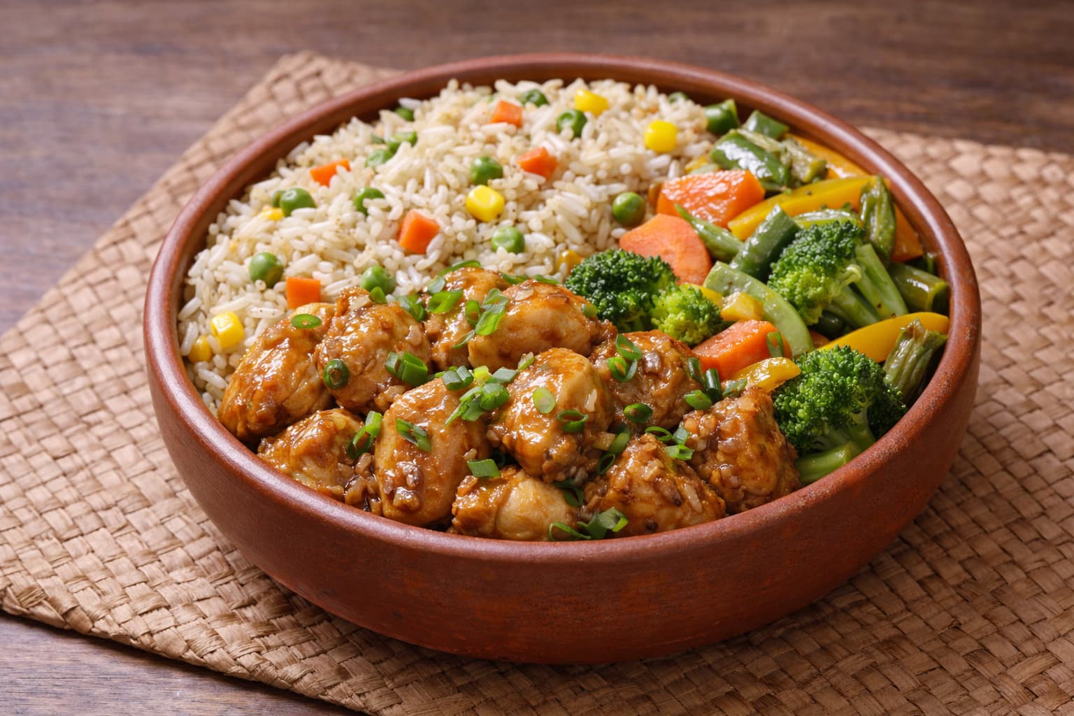 Garlic Chicken Fusion Bowl